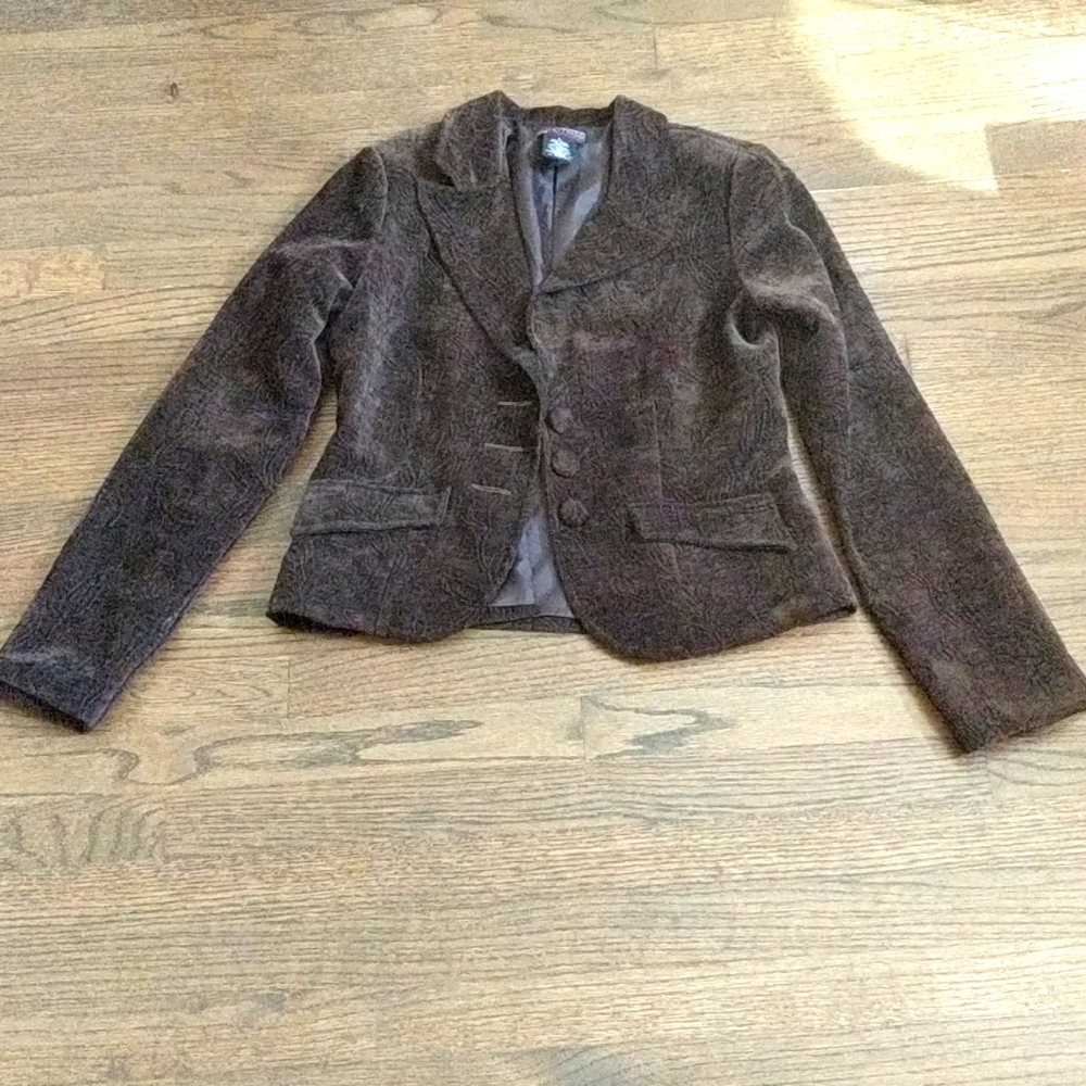 Beautiful chenille look blazer